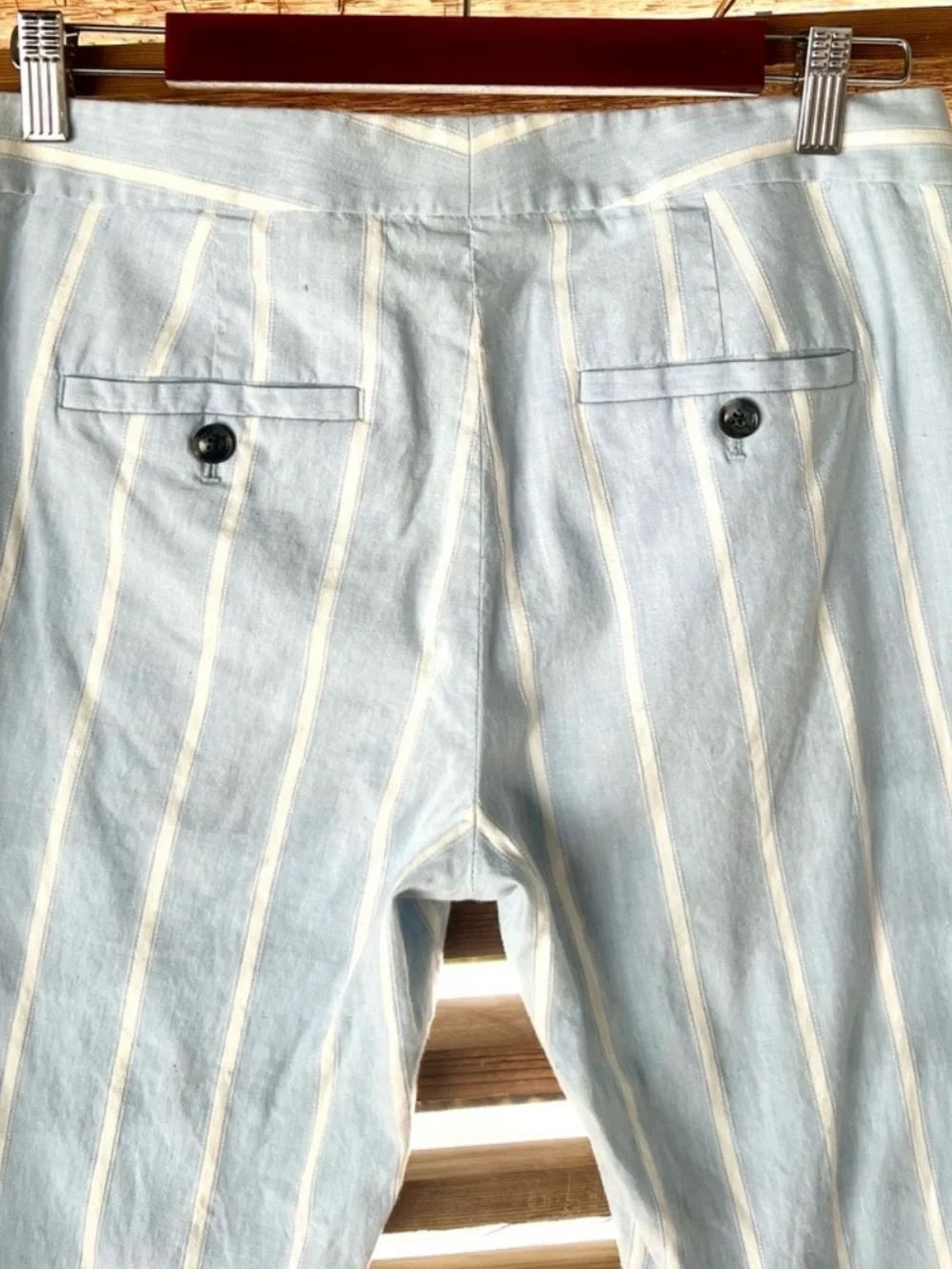 Banana Republic Linen Blend ‘Avery’ Cropped Slacks